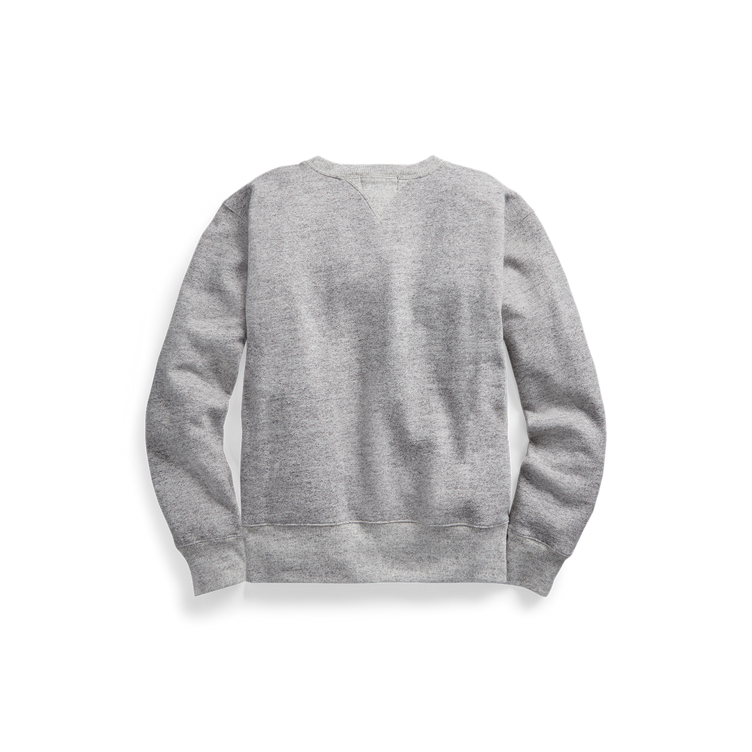 RRL Fleece Crewneck Sweatshirt - Athletic Grey