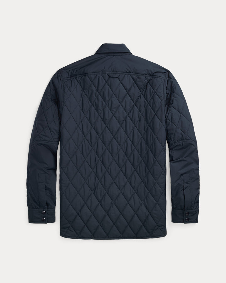 RRL Quilted Overshirt - Navy