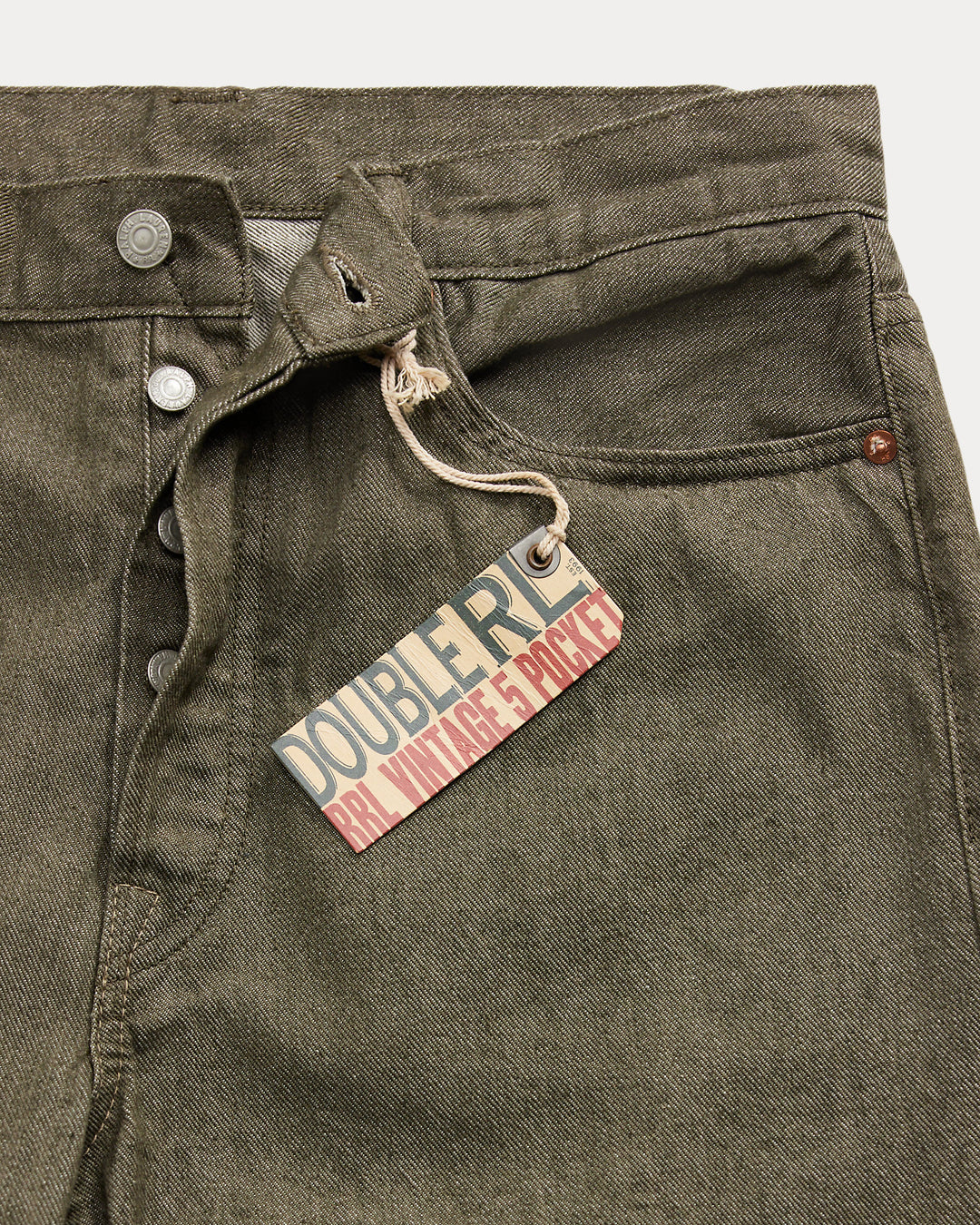 RRL Vintage 5-Pocket - Olive Selvedge Jean
