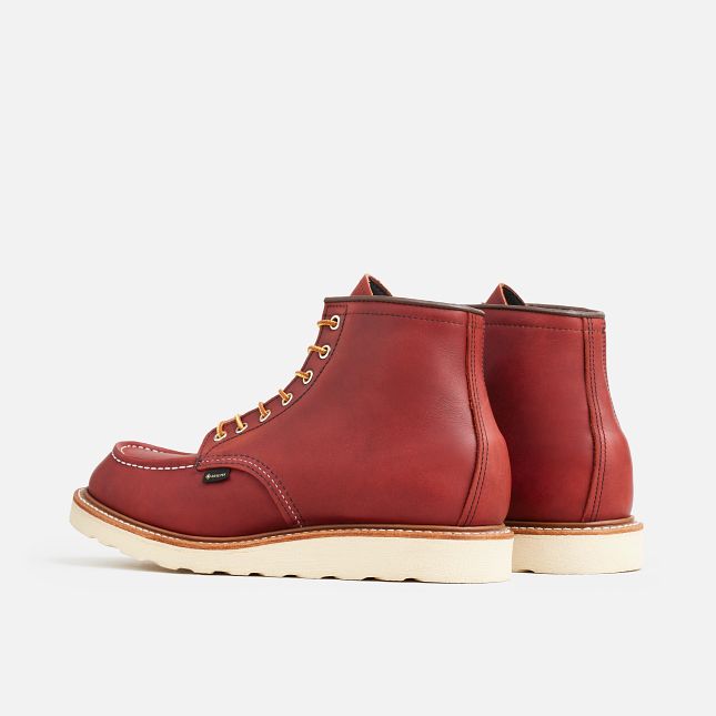 Red Wing GORE-TEX® Moc 6" Boot Russet Waterproof Leather - Style 8864
