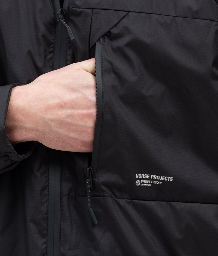 Norse Projects Osa Light Pertex Shirt Jacket - Black