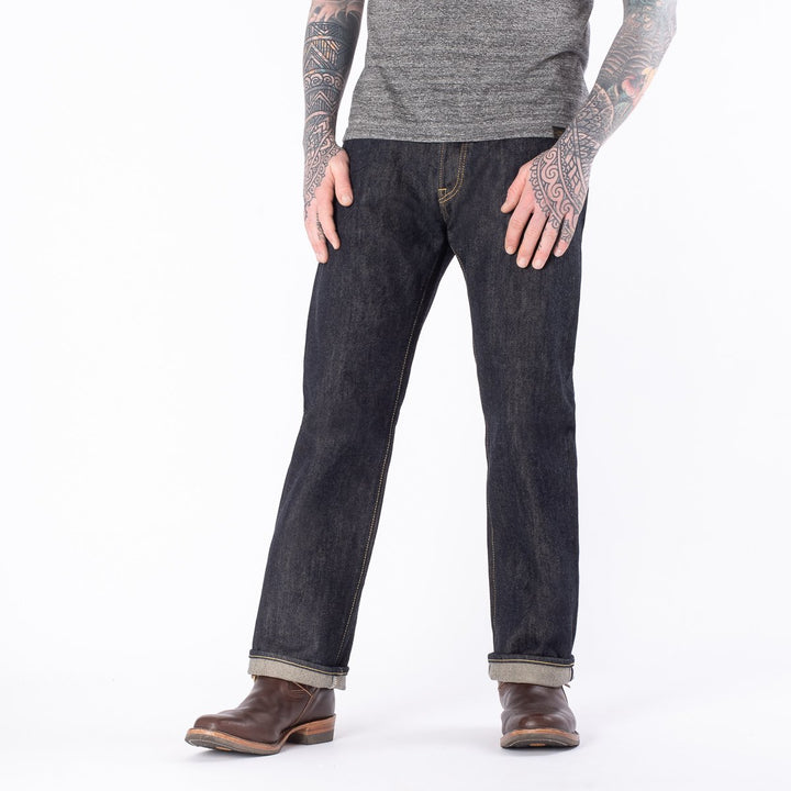 Iron Heart 634S 21oz Selvedge Denim Straight Cut Jeans - Indigo